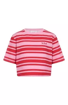 Хлопковая футболка MC2 Saint Barth