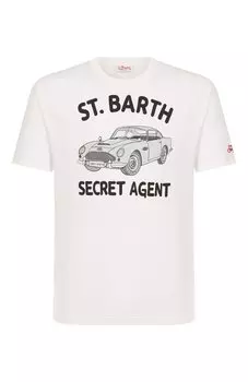 Хлопковая футболка MC2 Saint Barth