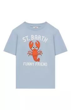 Хлопковая футболка MC2 Saint Barth