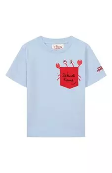 Хлопковая футболка MC2 Saint Barth