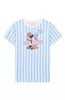 Хлопковая футболка MC2 Saint Barth