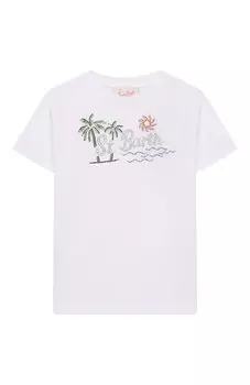 Хлопковая футболка MC2 Saint Barth