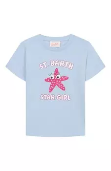 Хлопковая футболка MC2 Saint Barth