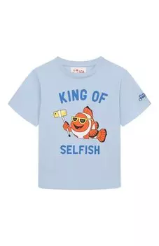 Хлопковая футболка MC2 Saint Barth