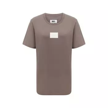 Хлопковая футболка MM6