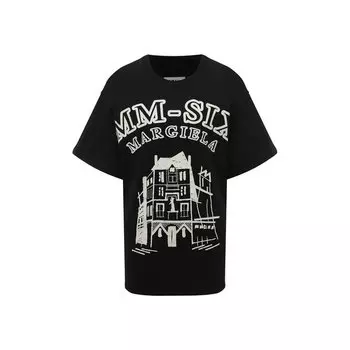 Хлопковая футболка MM6