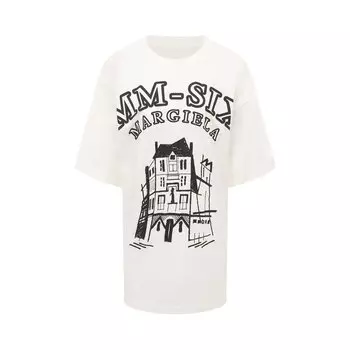 Хлопковая футболка MM6