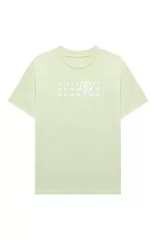 Хлопковая футболка MM6