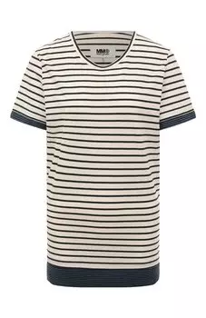 Хлопковая футболка MM6