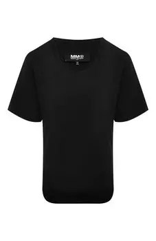 Хлопковая футболка MM6