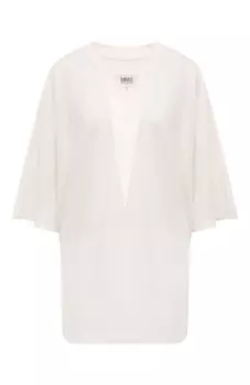 Хлопковая футболка MM6