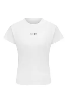 Хлопковая футболка MM6