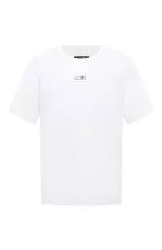 Хлопковая футболка MM6