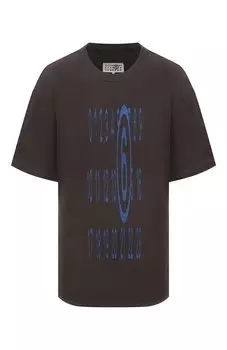 Хлопковая футболка MM6