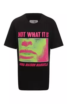 Хлопковая футболка MM6