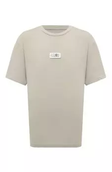 Хлопковая футболка MM6