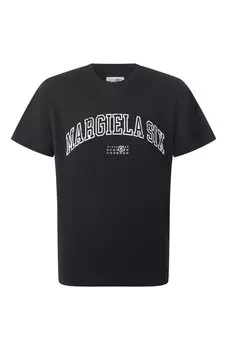 Хлопковая футболка MM6