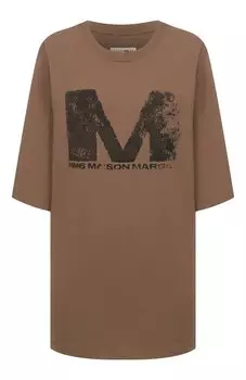 Хлопковая футболка MM6