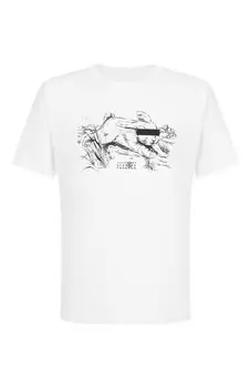 Хлопковая футболка MM6