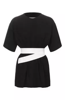 Хлопковая футболка MM6