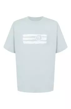 Хлопковая футболка MM6