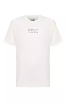 Хлопковая футболка MM6