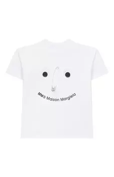 Хлопковая футболка MM6