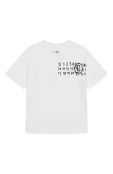 Хлопковая футболка MM6