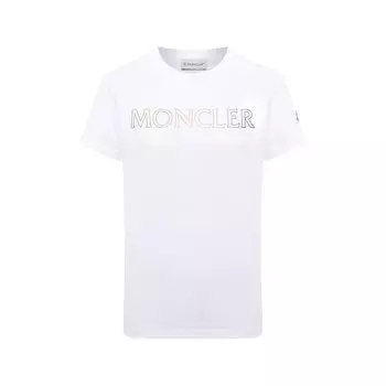 Хлопковая футболка Moncler