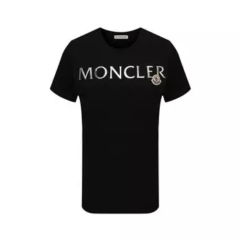 Хлопковая футболка Moncler