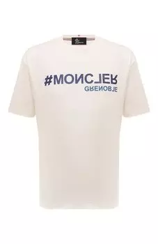 Хлопковая футболка Moncler