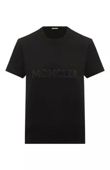 Хлопковая футболка Moncler