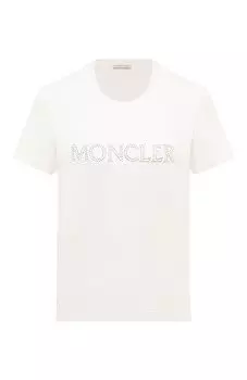 Хлопковая футболка Moncler
