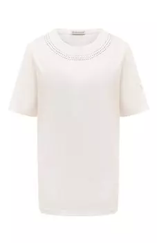 Хлопковая футболка Moncler