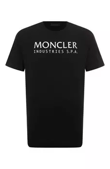 Хлопковая футболка Moncler