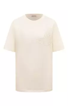 Хлопковая футболка Moncler