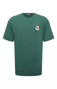 Хлопковая футболка Moncler