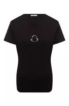 Хлопковая футболка Moncler