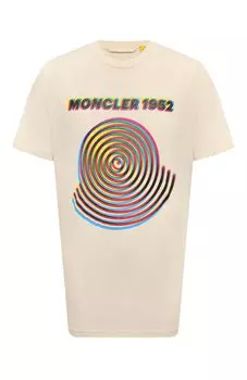 Хлопковая футболка Moncler Genius