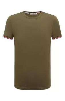 Хлопковая футболка Moncler