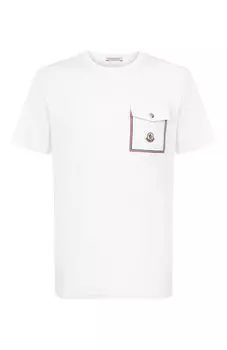 Хлопковая футболка Moncler