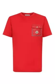 Хлопковая футболка Moncler