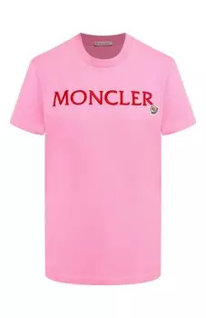 Хлопковая футболка Moncler