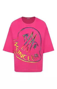 Хлопковая футболка Moncler