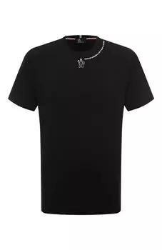 Хлопковая футболка Moncler Grenoble