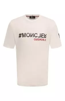 Хлопковая футболка Moncler Grenoble
