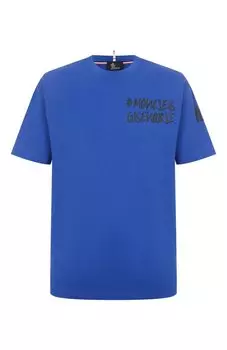 Хлопковая футболка Moncler Grenoble