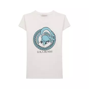 Хлопковая футболка Monnalisa