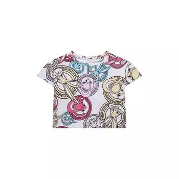 Хлопковая футболка Monnalisa