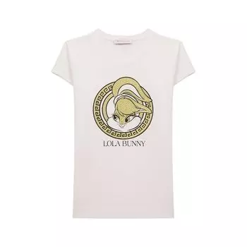 Хлопковая футболка Monnalisa